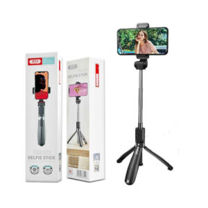 XO SS08 Selfie Stick Τρίποδο Κινητού Bluetooth Μαύρο 16.001.0001