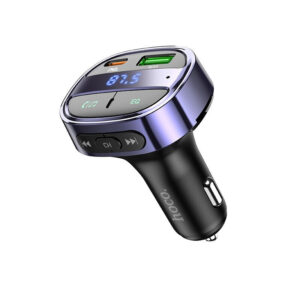 Hoco FM Transmitter Αυτοκινήτου E70 με Bluetooth / USB Μπλε