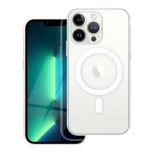 Mag Cover Back Cover Πλαστικό / Σιλικόνης Μαγνητικό Διάφανο (iPhone 13 Pro) 542015