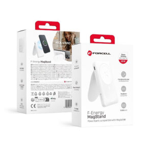 F-Energy MagStand F10K2 MagSafe Power Bank 10000mAh 20W Power Delivery / Quick Charge 3.0 Λευκό