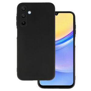 Back Cover Σιλικόνης / Tempered Glass Μαύρο (Galaxy A15) S2395502