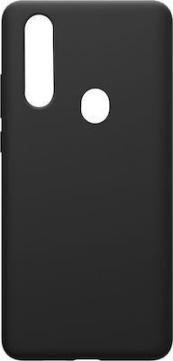 Oem Θήκη Σιλικόνης Πλάτης Samsung Galaxy A20s Black