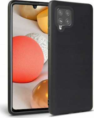 Oem Θήκη Σιλικόνης Matt Samsung Galaxy A42 5g Μαύρο