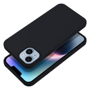 Matt Back Cover Σιλικόνης Μαύρο (iPhone 16) CS1043BK