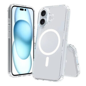 Clear Magsafe Back Cover Σιλικόνης Διάφανο (iPhone 16 Plus)