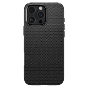 Spigen Liquid Air Back Cover Σιλικόνης 0.3mm Matte Black (iPhone 16 Pro) ACS08117