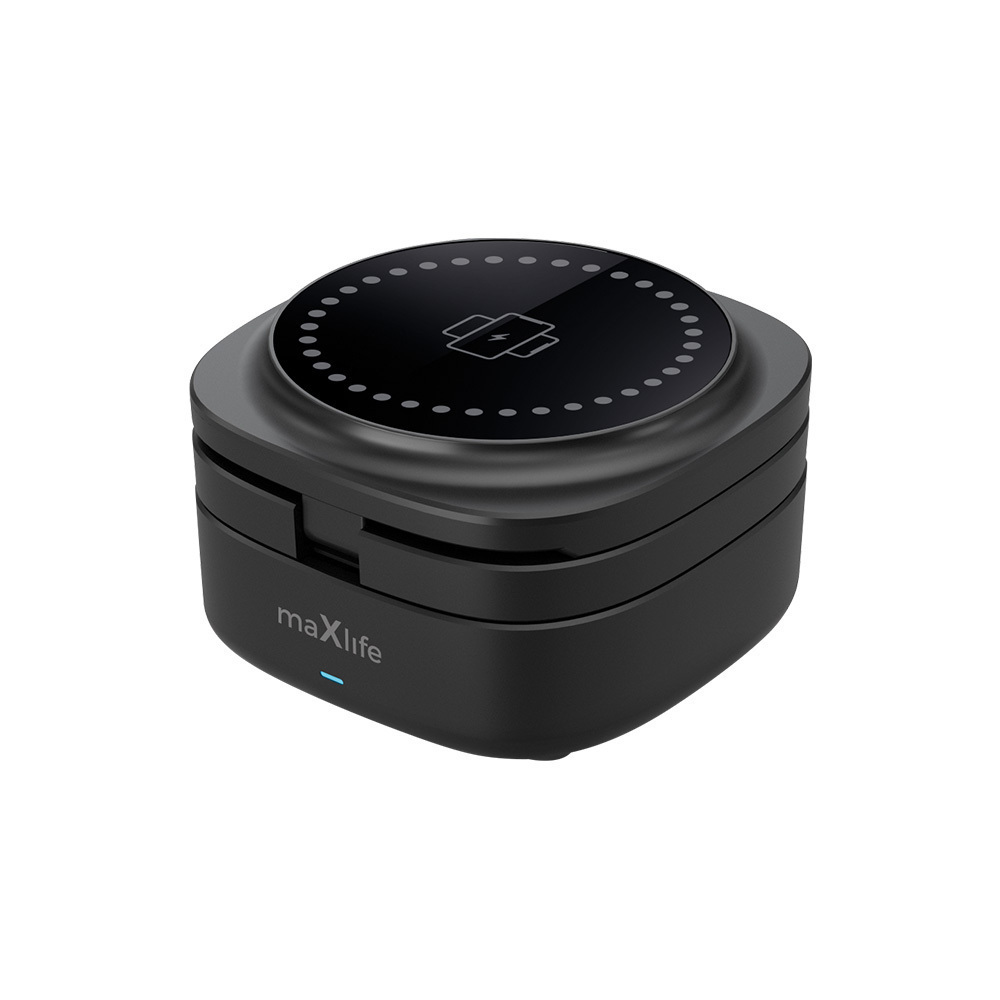 Maxlife Ασύρματος Φορτιστής (Qi Pad) 15W Μαύρος (MXWC-06)