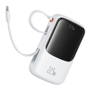 Baseus Qpow Pro+ Power Bank 10000mAh 22.5W Power Delivery Λευκό