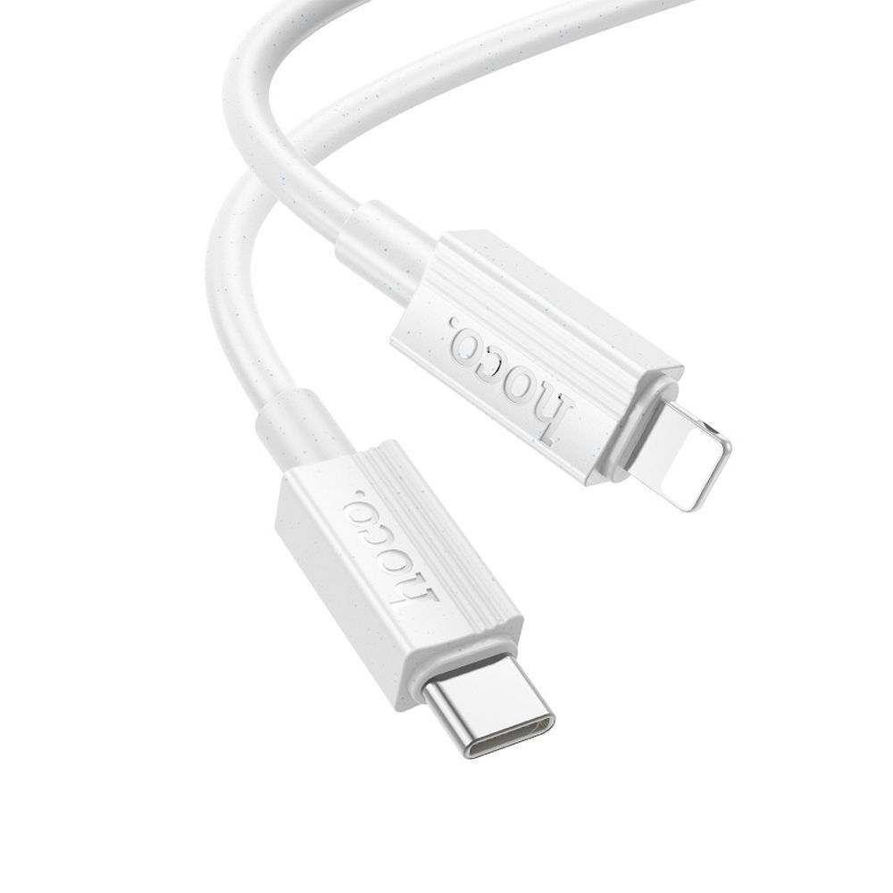 Hoco USB-C to Lightning Cable 27W Λευκό 1m (HC-X107TL-WH)
