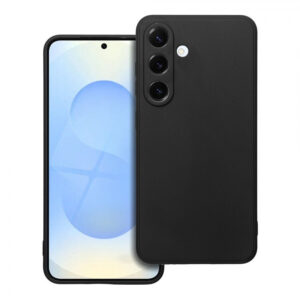 Matt Camera Protection Back Cover Σιλικόνης Μαύρο (Galaxy S25)