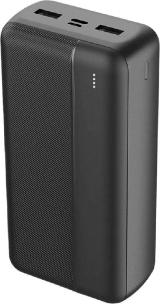 Maxlife MXPB-02 Power Bank 30000mAh με 2 Θύρες USB-A Μαύρο