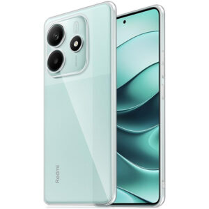Back Cover Σιλικόνης / Tempered Glass Διάφανο (Redmi Note 14 4G) 0031197