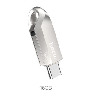Hoco UD8 Insightful 16GB USB 3.0 Stick με σύνδεση USB-C Ασημί