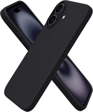 Back Cover Σιλικόνης 1.5mm Μαύρο (iPhone 16 Plus) 5262515262400