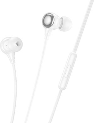 Hoco M116 In-ear Handsfree Ακουστικά με Βύσμα 3.5mm Λευκό