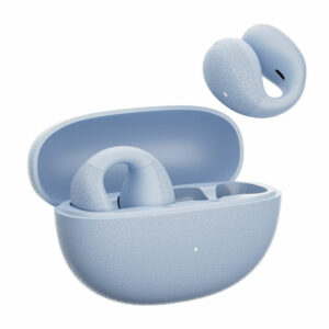 QCY Crossky C10 Open Ear Bluetooth Handsfree Ακουστικά με Αντοχή στον Ιδρώτα και Θήκη Φόρτισης Μπλε
