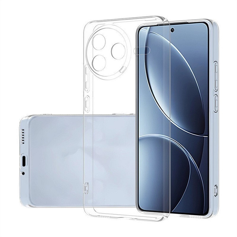Back Cover Σιλικόνης / Tempered Glass Διάφανο (Poco F7 Ultra) 0031570