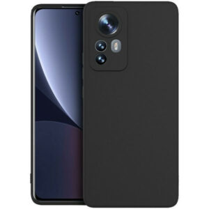 Matt Back Cover Σιλικόνης Μαύρο (Xiaomi 12 Pro)
