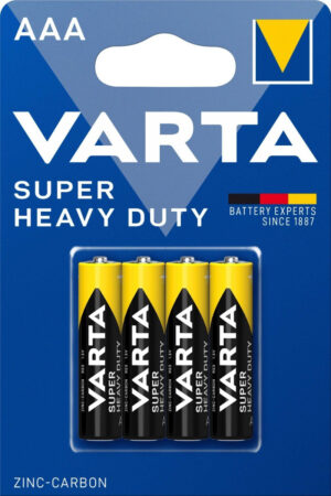 Varta Super Heavy Duty Μπαταρίες Zinc AAA 1.5V 4τμχ
