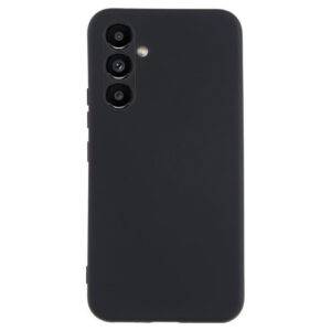 Back Cover Σιλικόνης Σετ με Τζαμάκι Μαύρο (Galaxy A55)