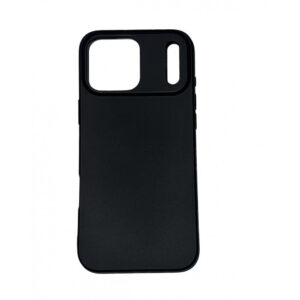 Back Cover Σιλικόνης 1.5mm Μαύρο (iPhone 17 Pro) 5556415240800