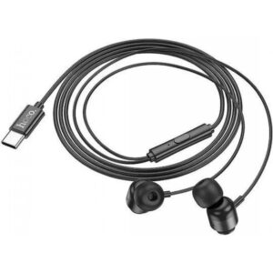 Hoco M122 Power Ενσυρματα Ακουστικα Μικροφωνο Μαυρα Hc-m122bk