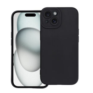 Matt Back Cover Σιλικόνης Μαύρο (iPhone 14)