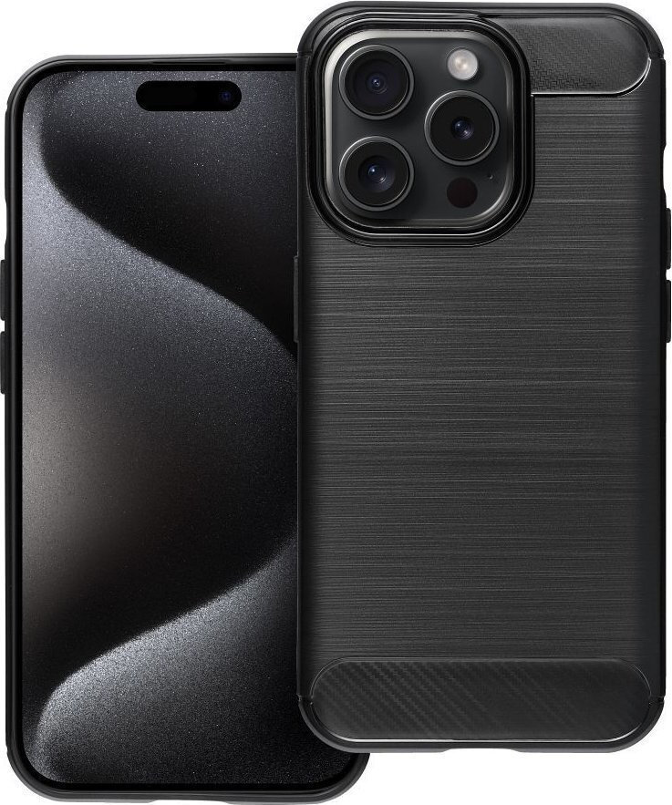 Carbon 2.0 Back Cover Σιλικόνης Μαύρο (iPhone 13 mini)