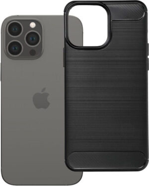 Carbon 2.0 Back Cover Σιλικόνης Μαύρο (iPhone 13 Pro Max)